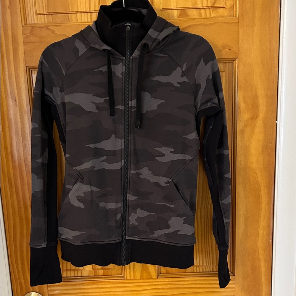 Athleta Black and Gray Hoodie